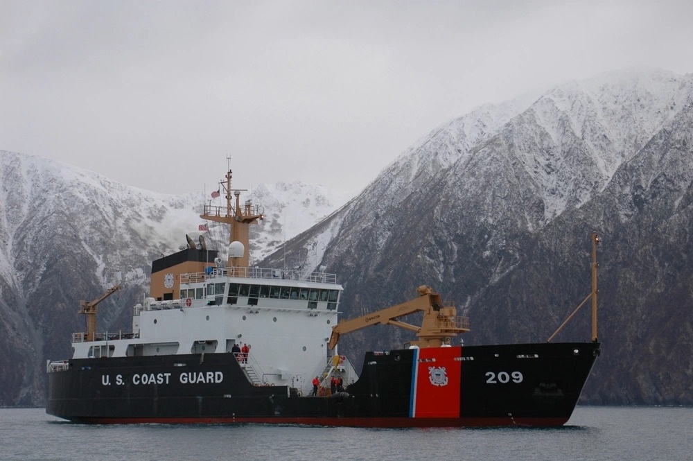Seagoing buoy tender CGC Sycamore (WLB-209) served as research platform for the final mission to identify the wreck of the Bear. (U.S. Coast Guard) Seagoing buoy tender CGC Sycamore (WLB-209) served as research platform for the final mission to identify the wreck of the Bear. (U.S. Coast Guard)